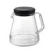 . industry TW-3727 coffee server black 750ml 5 cup minute is light crack difficult to lighter n resin made glass as with transparent 