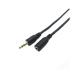  earphone extension cable extender headphone stereo Mini plug AUX stereo audio male female gilding ((S