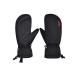  snowboard glove black M men's mitten snowboard gloves lady's snowboard protection against cold waterproof water-repellent ((S