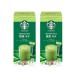 2 шт. комплект Nestle Starbucks premium Mix зеленый чай Latte 4шт.@ палочка 