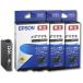 3�Z�b�g �G�v�\�� ���� MED-BK �C���N�J�[�g���b�W ���_�}���L �u���b�N EPSON