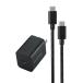  Elecom MPA-ACCP7120BK черный зарядное устройство Type-C кабель приложен 1.5m USB PD соответствует 20W складной штекер 