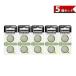 5 шт. комплект Panasonic CR2032 CR-2032/2P Panasonic CR20322P lithium батарейка монета type 3V 2 штук оригинальный товар кнопка батарейка 