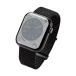  Elecom Apple часы Watch частота 49mm 45mm 44mm 42mm ткань текстильная застёжка черный AW-45BDFBBK
