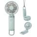  ритм 9ZF040RH04 голубой портативный вентилятор kalabina& с ремешком . мобильный вентилятор Silky Wind Mobile 3.2 RHYTHM