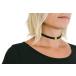 �y���s�A���i�zChoker necklace with a gold round bead  Gold charm choker necklace