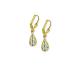 ¹͢ʡۥСХå󥰡14?KTɥ Leverback Earring, 14Kt Gold Earring