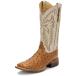 ¹͢ʡJustin Men's Pascoe Full Quill Ostrich Western Boot Wide Square