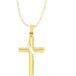 ¹͢ʡRP 14K Two-Tone Yellow & White Gold Cross Religious Pendant Charm Fi