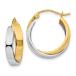 ¹͢ʡ14K ġȡ󥴡 ֥աץ, °, ॿ 14k Two Tone Gold Double Ho