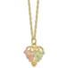 ¹͢ʡ10k Tri-Color Black Hills Gold Necklace 18in 12.55mm style 10BH695-1