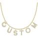 ¹͢ʡJewenova Custom Name Necklace 18K Gold Plated Nameplate Pendant Neck