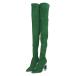���¹�͢���ʡ�FSJ Women Winter Over The Knee Boots Crystal Chunky High Heels S