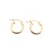 ¹͢ʡ10K  աץԥ åȥåץݥդ 12mm, °,  Gold Hoop Earrings