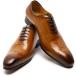 Oxfords Leather Men Shoes Whole Cut Fashion Casual Pointed Toe Formal Business Male Wedding Dress Shoes (.  Numeric_11) Brown¹͢