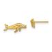 ���¹�͢���ʡ�FJC Finejewelers 10 kt Yellow Gold Button Whale Post Earrings 13