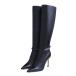 ���¹�͢���ʡ�FSJ Women Fashion Pointed Toe Stiletto High Heel Knee High Boots