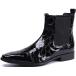 ¹͢ʡSantimon Metal Pointed Toe Leather Casual Ankle Hight Top Chelse