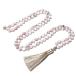 ���¹�͢���ʡ�8mm Pink Opal Necklace Meditation Yoga Jewelry Set 108 Mala Bead