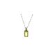 ¹͢ʡWomen's 14k White Gold Plated Lemon Quartz Pendant & 21