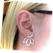 ���¹�͢���ʡ�Lotus Petal Ear Jacket Earrings - 925 Sterling Silver - Posts Flower