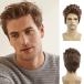 [ параллель импортные товары ]Baruisi Mens Short Wig Brown Cosplay Hair Wig Natural Synthetic