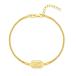 ¹͢ʡCHOW TAI FOOK 999 24K Pure Gold Greetings Tag Chopin Bracelet