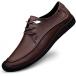 ���¹�͢���ʡ�GSLMOLN Men's Fashion Loafer Leather Casual Breathable Formal Dress