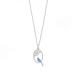¹͢ʡBoma Jewelry Sterling Silver Resin Bird Necklace, 16 inches (Blu