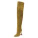 ���¹�͢���ʡ�YDN Women Pointed Toe Over The Knee Boots Pull on Block High Hee
