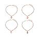 ���¹�͢���ʡ�simplmasygenix 4PCS Christmas Necklaces for Women Girls Boho Rai