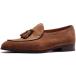 Rui Landed Formal Dress Shoes for Men Pointed Toe Slip On Tassel Decoration Cowhide Suede for Work Low Top for Party First Layer Cowhide Dress Shoe