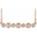 ¹͢ʡRyan Jonathan Fine Jewelry 14k Rose Gold Diamond Bezel Set Bar N