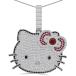14K Gold Finish Unisex Simulated Diamond Cute Hello Kitty Head C ¹͢