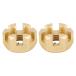 [ параллель импортные товары ]Outboard Propeller Metal Nut 2pcs Boat Outboard Propeller Nut Hi