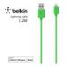belkin �x���L�� MFI�F�ؕi USB Lightning�P�[�u��/���C�g�j���O�P�[�u�� for iPhone6,6Plus/5S/iPad �O���[���� 1.2m�{���X��30���̕i���ۏ�