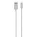 [MFI�F�ؕi] belkin �x���L�� Mixit�� USB Metallic Lightning �P�[�u��/���C�g�j���O�P�[�u�� ���^���b�N�V���o�[ 1.2m  for iPhone7(Plus),6S/6��
