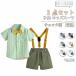  Kids костюм мужчина baby формальный мужчина костюм короткий рукав презентация формальный костюм мужчина ребенок одежда 3 позиций комплект верх и низ в комплекте 70 80 90 100 110 120 130