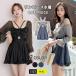  купальный костюм женский One-piece все в одном купальный костюм non тросик накладка ввод накладка карман есть черный одноцветный XL плечо шнур лента талия Mark flair юбка 
