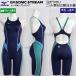  Mizuno .. купальный костюм Junior женщина WA одобрение 140cm N2MGC92582 темно-синий × бирюзовый GX*SONIC STREAM половина костюм ( гонки открытый задний ) /2026SS