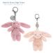 [JellyCat Bagcharm]bashu полный ba колено сумка очарование тюльпан brush * Jerry кошка брелок для ключа ключ очарование Bashful Bunny Tulip Blush