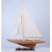  конечный продукт парусное судно модель из дерева яхта enta- приз номер общая длина 60cm Y025 ENTERPRISE интерьер оборудование орнамент 