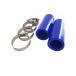  all-purpose blue silicon hose 2 ps 5cm clamp radiator bike DIY custom coolant coolant. to the exchange engine swap modified 