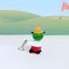  стекло умение лягушка. Golf миниатюра смешанные товары украшение мелкие вещи .