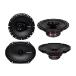 2) Rockford Fosgate R168X2 6x8 110W 2 + 2) R165X3 6.5 90W 3ԡ