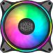 Cooler Master MasterFan MF140 Halo Addressable Gen2 RGB 3-Pin Fan, 24 Independently LEDs, 140mm PWM Static Pressure Fan, 140x140x25mm( 5.51 x 5.51 x 0