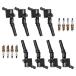 MCK 8 pcs Ignition Coil Pack + Iridium Spark Plug Compatible With Ford Crown Victoria E-150 E-250 E-350 Expedition F-150 Town Car Grand Marquis 1998-2