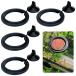 [AAGWW].. feeder fish meal . bait . feeding . aquarium . bait . bait diffusion prevention ring feeding cup . meal tool aquarium breeding for suction pad attaching ( product. contents : round black -