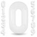  white figure ba Rune figure 0 number manner boat large 40 -inch approximately 90cm birthday ba Rune birthday party decoration attaching wedding memory day deco re-si