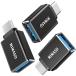 NIMASO USB-C & USB 3.0 Ѵץ 3ĥå (Type C - USB A 3.0 ᥹) 5Gbps MacBook Pro/MacBook Air/iPad Pro ¾ USB-C ü NAD21L396